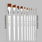 10pcs Multifunctional Art Painting Brushes Set