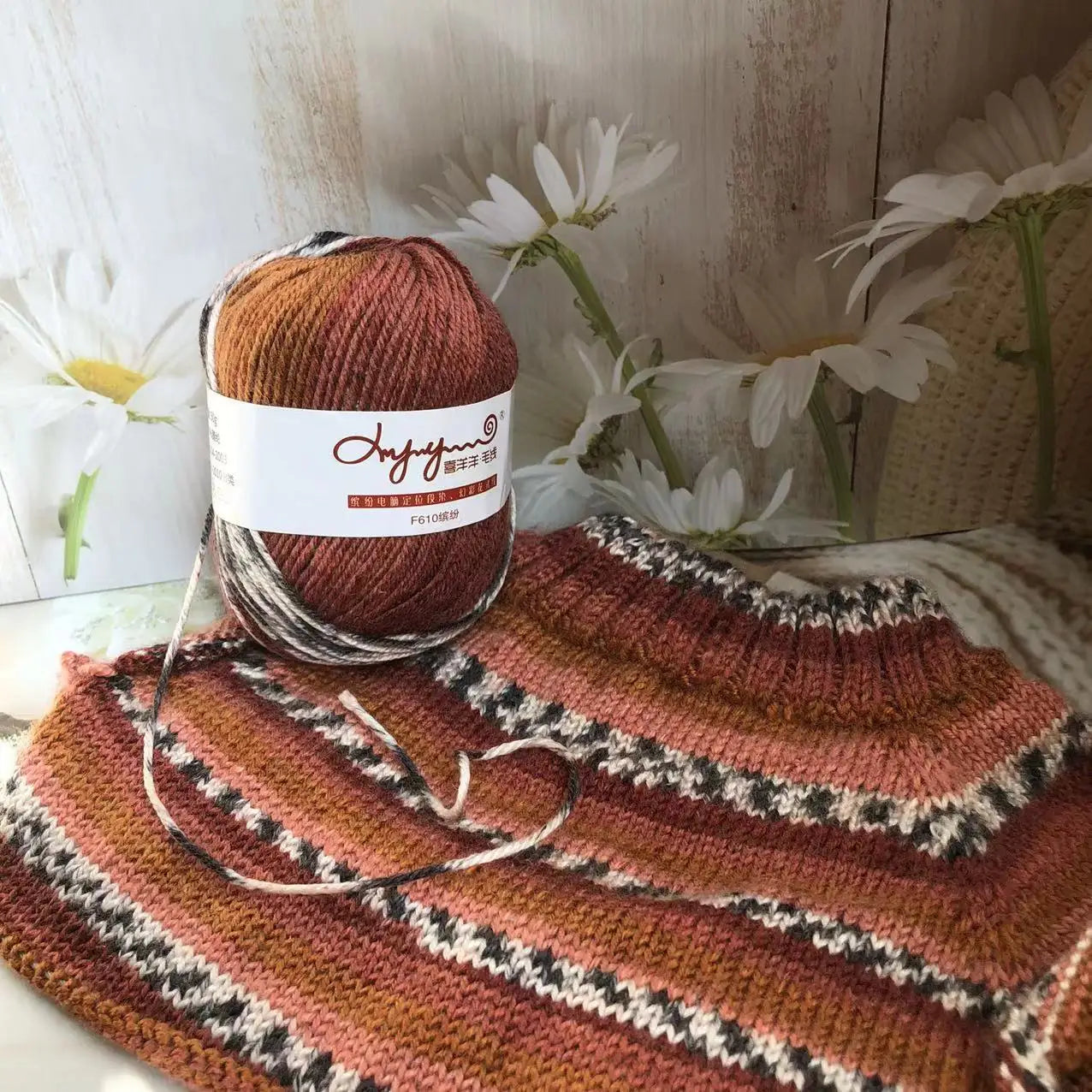 100% Cotton Handwoven Medium and Fine Dyed Yarn