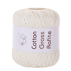 New Multicolour Rafia Yarn DIY Hand-Knitted Raffia Straw Yarn Crocheting Paper Threads Knitting