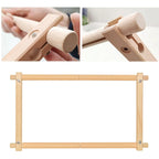 Wooden Scroll Embroidery Frame Cross Stitch Sewing Quilting