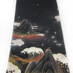 Chiffon Fabric Chinese Landscape Printing