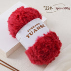 Faux Fur Yarn for Knitting
