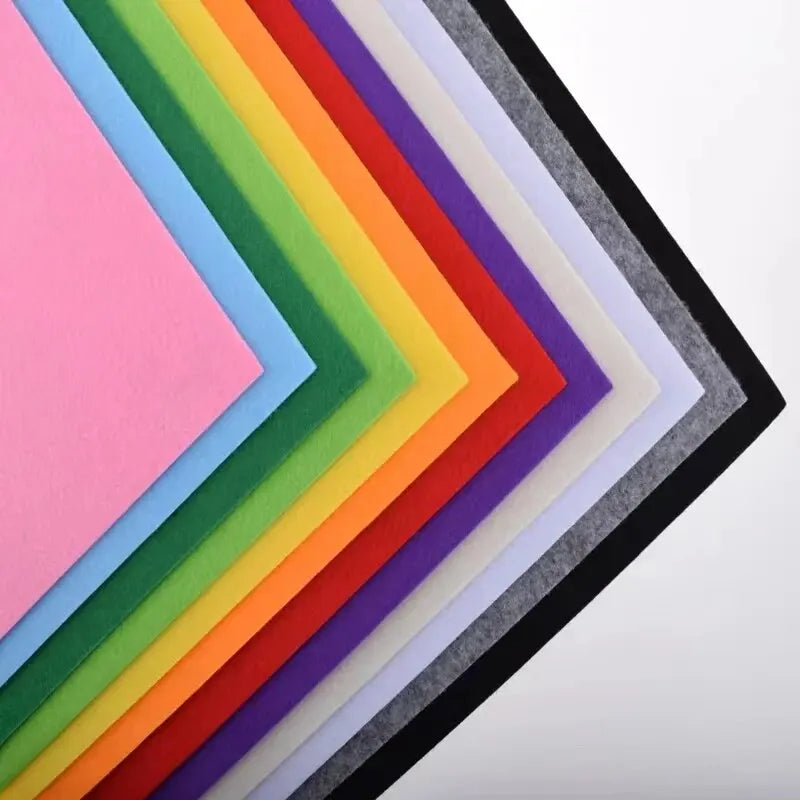 40Pcs Soft Felt Fabric Sheet