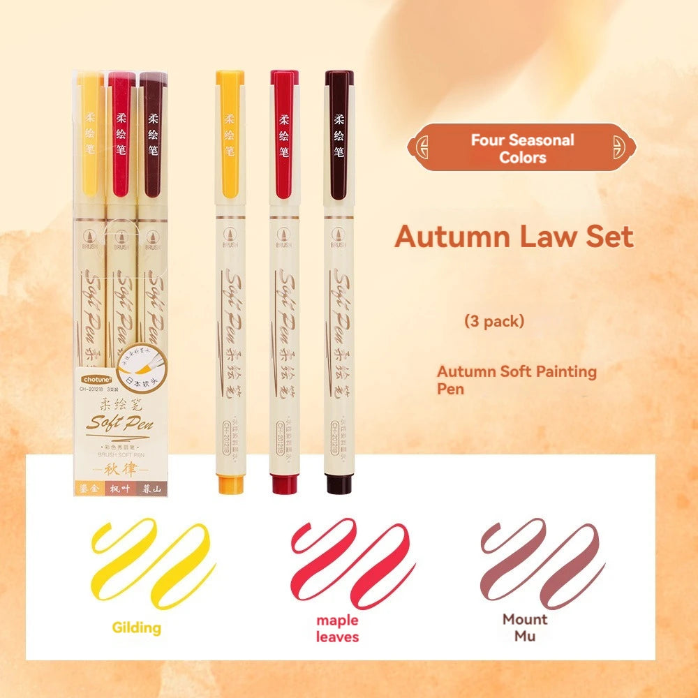 24/3 Color Vintage Watercolor Lettering Art Marker