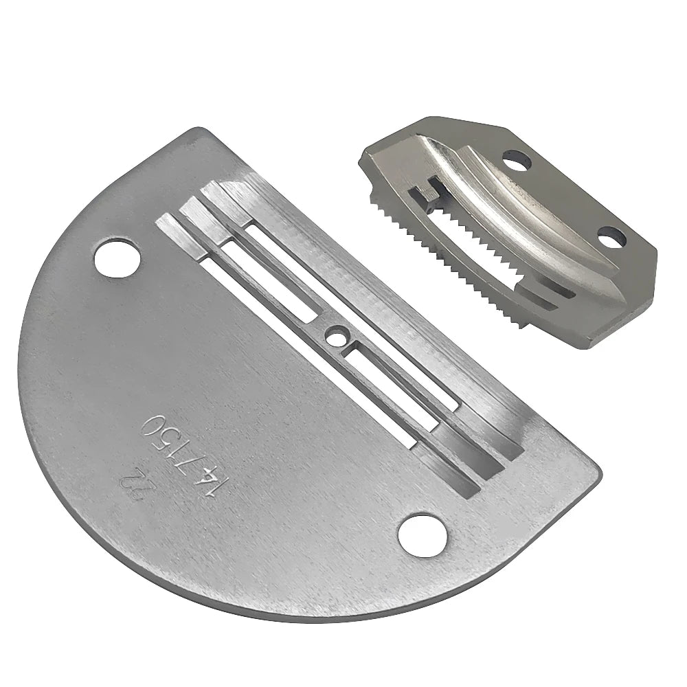 1 Set  #149057+147150 Needle Plate & Feed Dog & 4 Screws