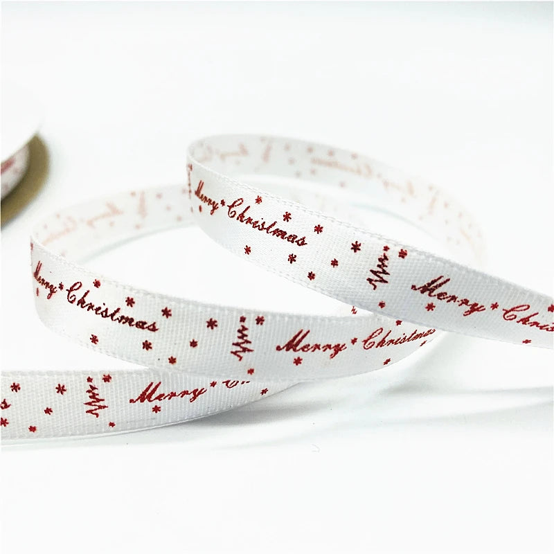 5yards/Lot 10mm Christmas Ribbon