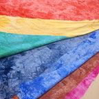 8-pcs tie dye gradient quilted fabric