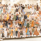 100pcs people like character theme