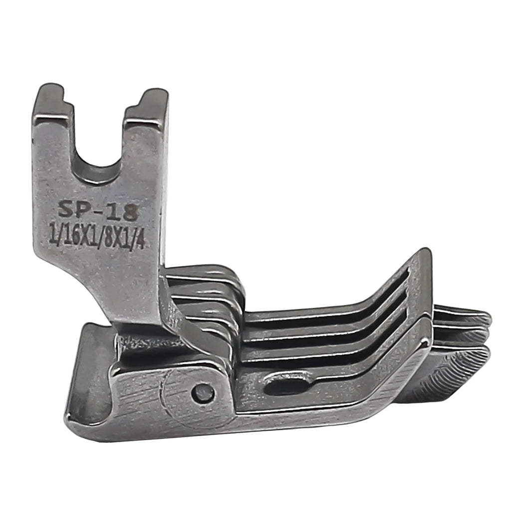 1Pcs SP-18 Sewing Machine Presser Foot With Right Three Blade Guide rail