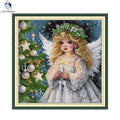 Christmas Angel Joy Sunday Counted Cross Stitch Complete Kit