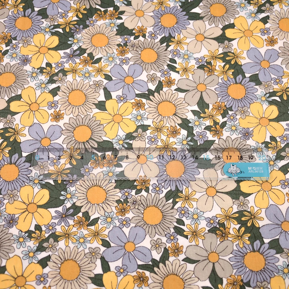 Rose Printed Cotton Fabrics by the Meter