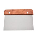 Stainless Steel Dough Cutter Scraper with Wooden Handle