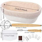 Natural Sourdough Bread Fermentation Basket Set