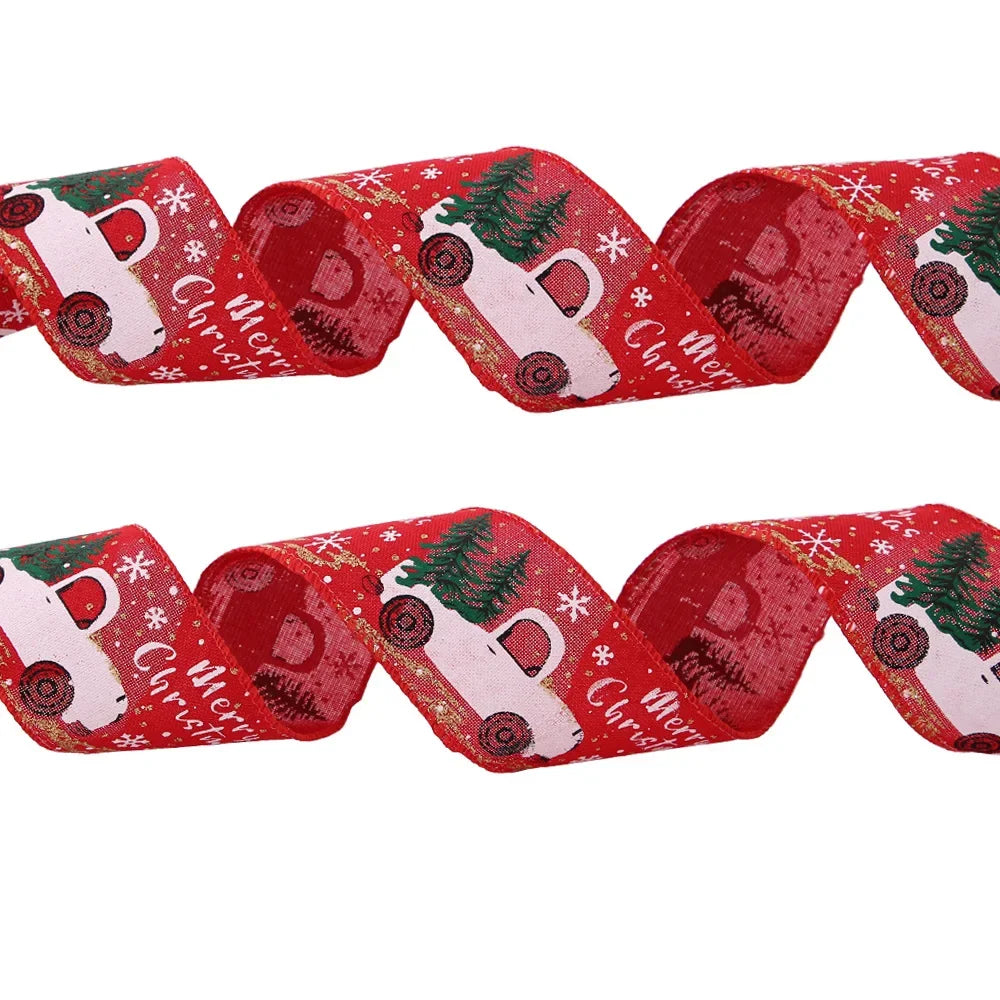 Christmas Cartoon Car Ribbon