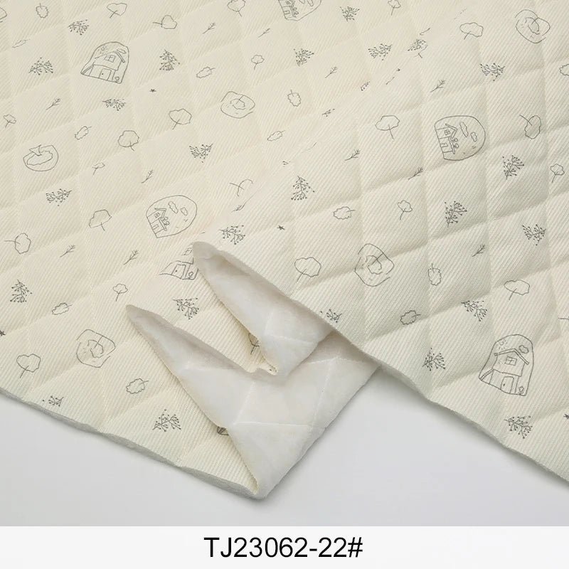 0.5m/1m/2m Quilted Fabric