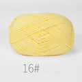 50g Milk Cotton Crochet Yarn 4ply