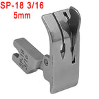 Steel Left / Right Edge Guide Presser Foot #SP-18 1/2 1/4 3/16 1/8 1/16