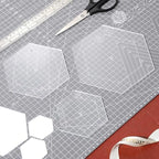 6Pcs Hexagon Quilting Template