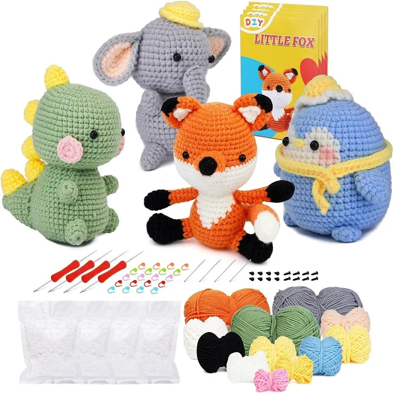 Animal Crochet Knitting Kit