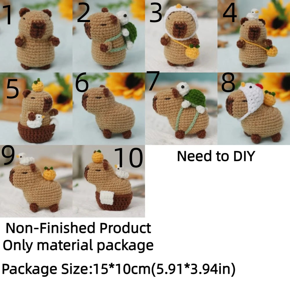 New Beginner Crochet Animal Kit Handmade