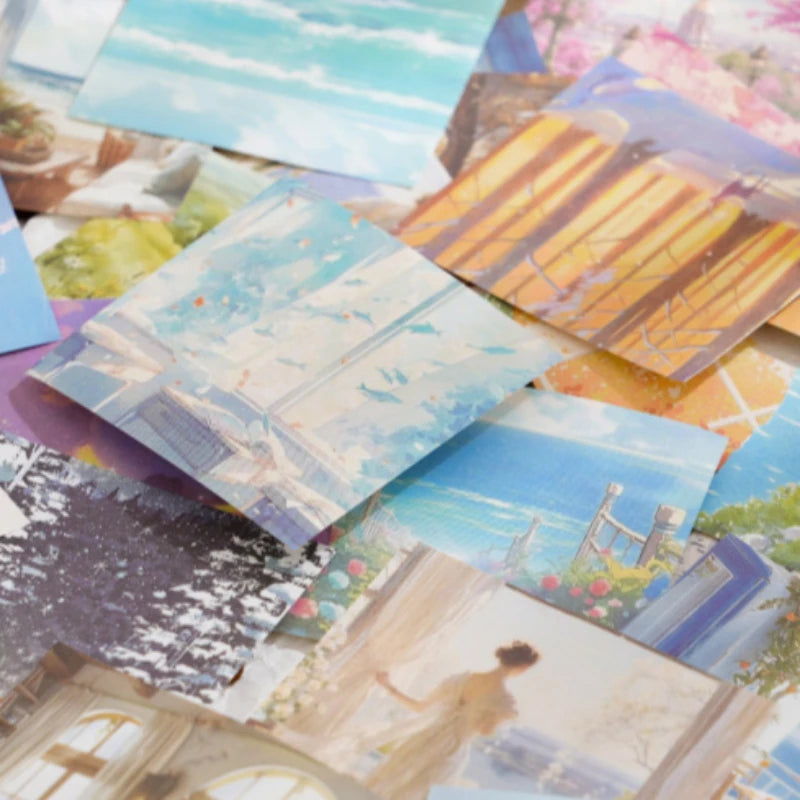 100 sheets/book, materials for seasonal scenery patterns