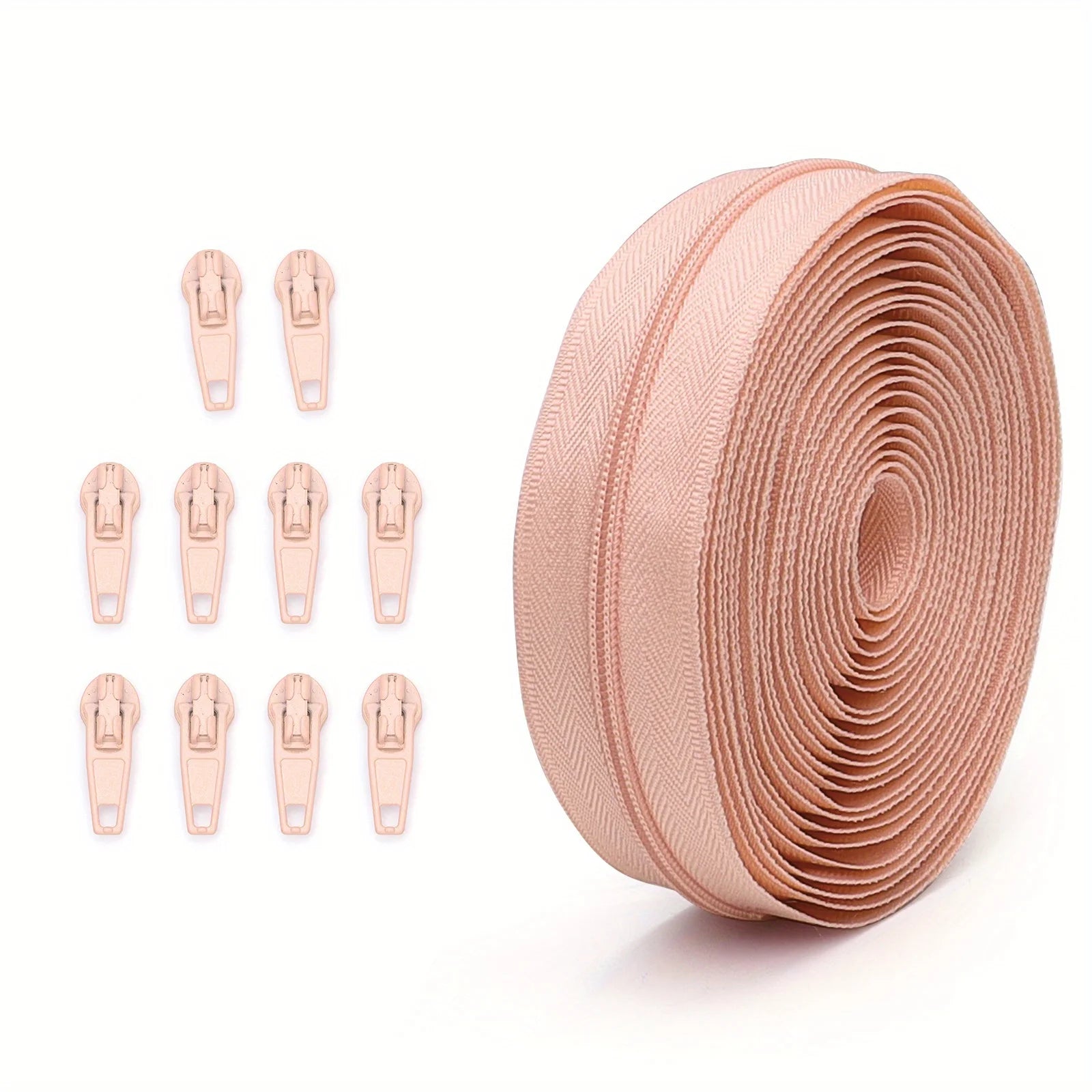 solid color nylon zipper