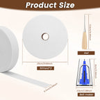 3 Rolls Jelly Roll Batting Strips Polyester