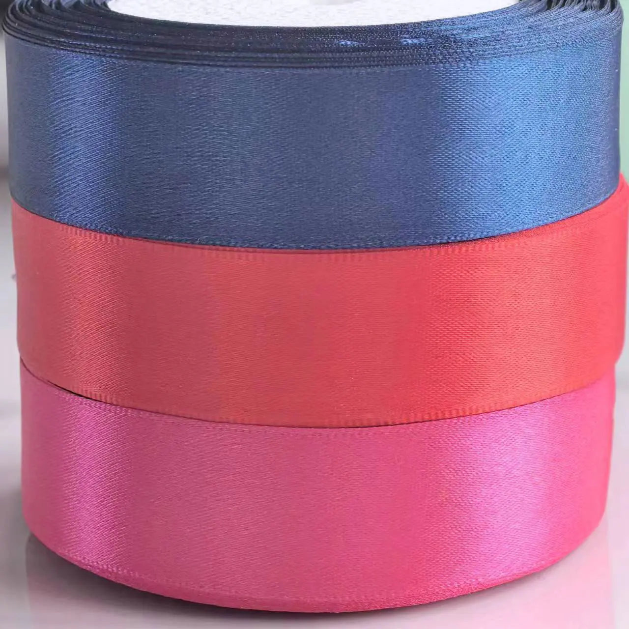 25Yards Multicolor Nylon Ribbons 1" Wide