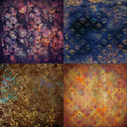 12 Sheets Baroque Style Scrapbooking Material