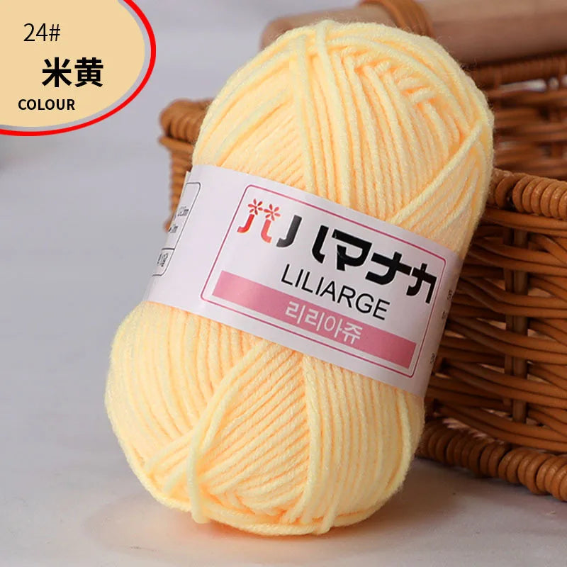 Milk cotton thread
