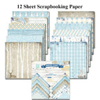 12 Sheet Scrapbook Paper 30x30cm