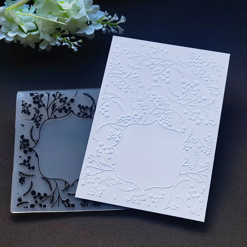 A set of plant pattern decorative frame pattern design