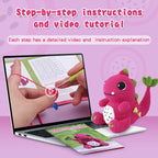 BUDDUR Dinosaur Crochet Knitting Kit