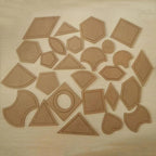 1 Set 54PCS Mixed Quilt Patterns Acrylic