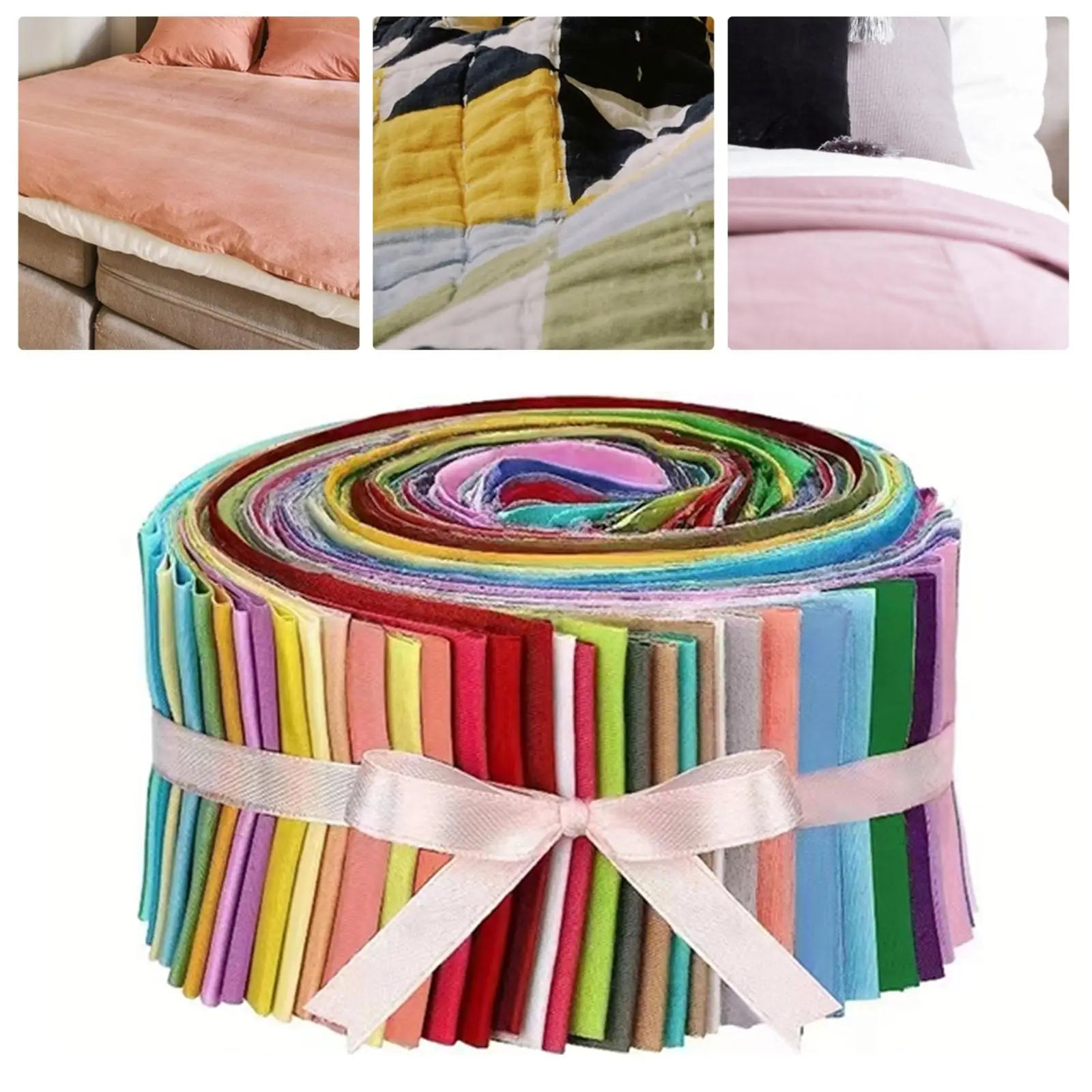 40x Jelly Rolls Fabric Cotton Bundle