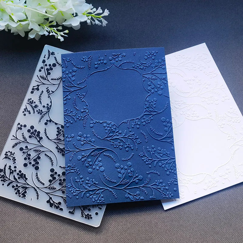 A set of plant pattern decorative frame pattern design