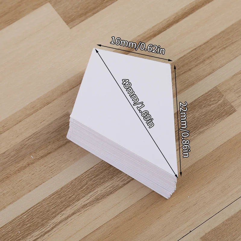 100 Pcs Paper Templates