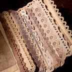 10pcs/pack Vintage Patterned Lace Paper
