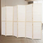 6 Panel Room Divider 6 Ft Tall Folding Privacy Screen