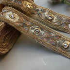 1 Yards 5cm Sequin Lace Fabric