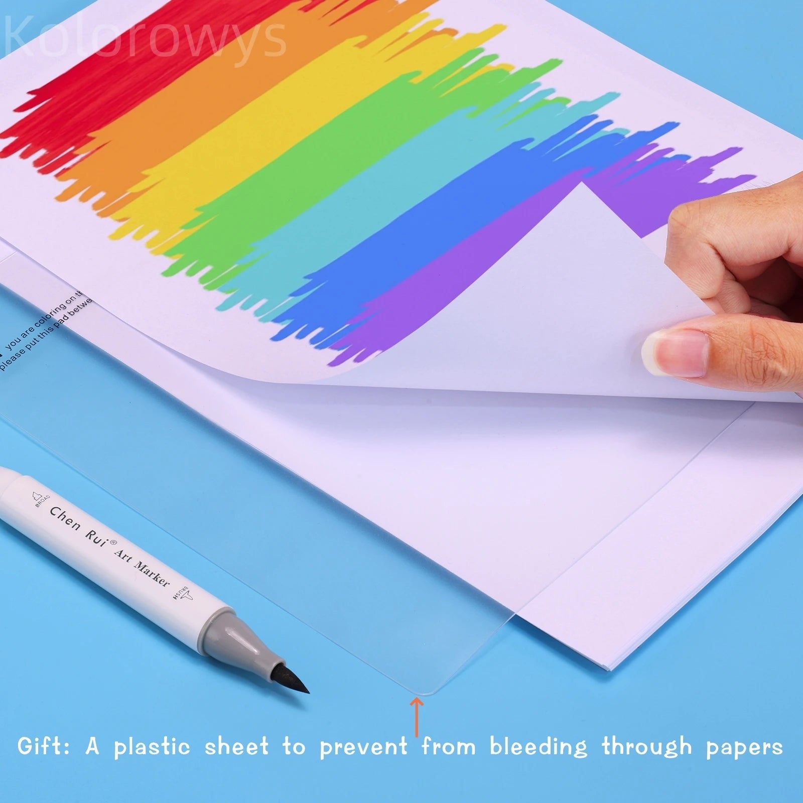 Alcohol Markers Set with Bleeding-Proof Drawing Mat