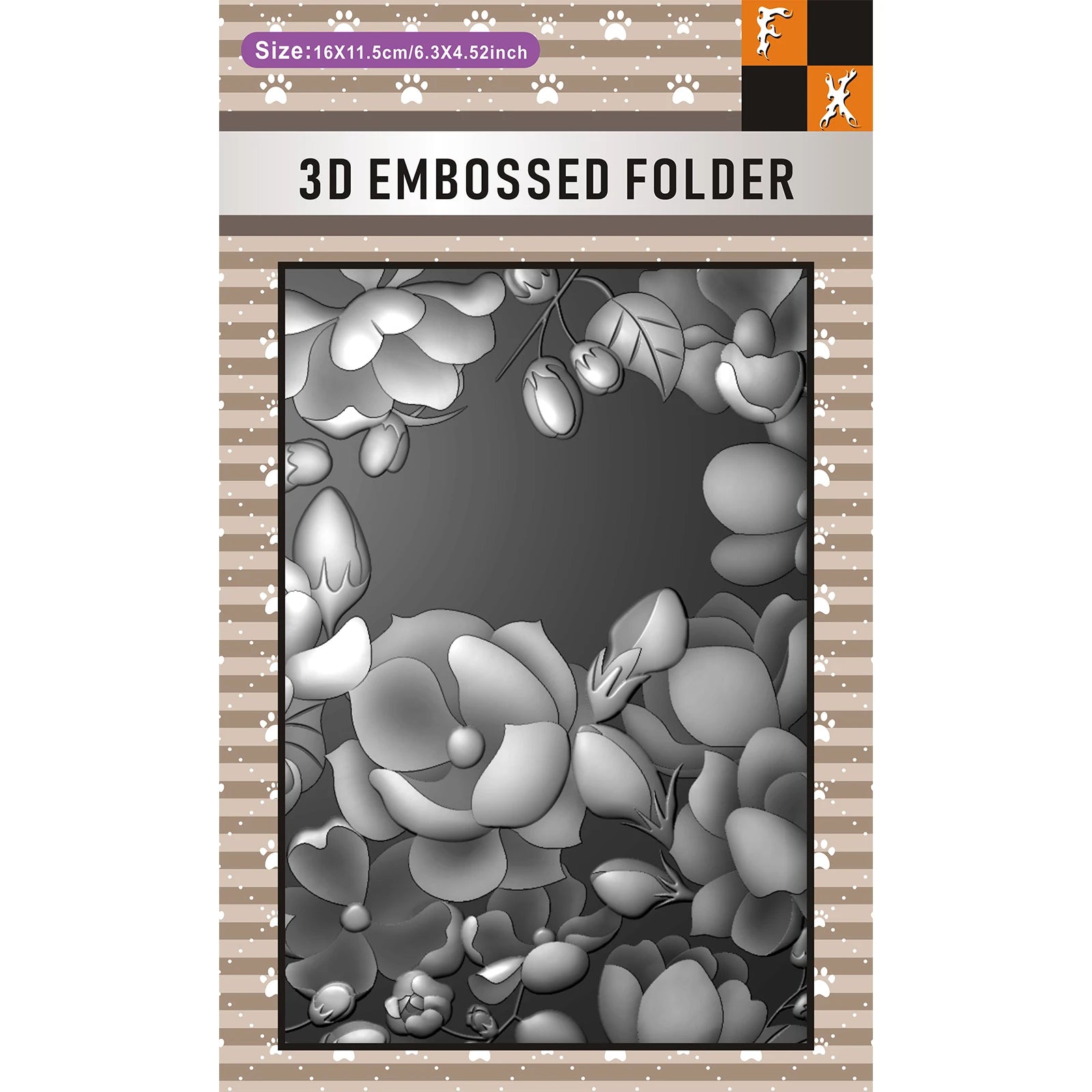 Element Background Design 3D Embossed Folder