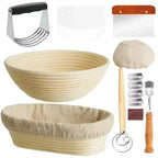 Natural Sourdough Bread Fermentation Basket Set