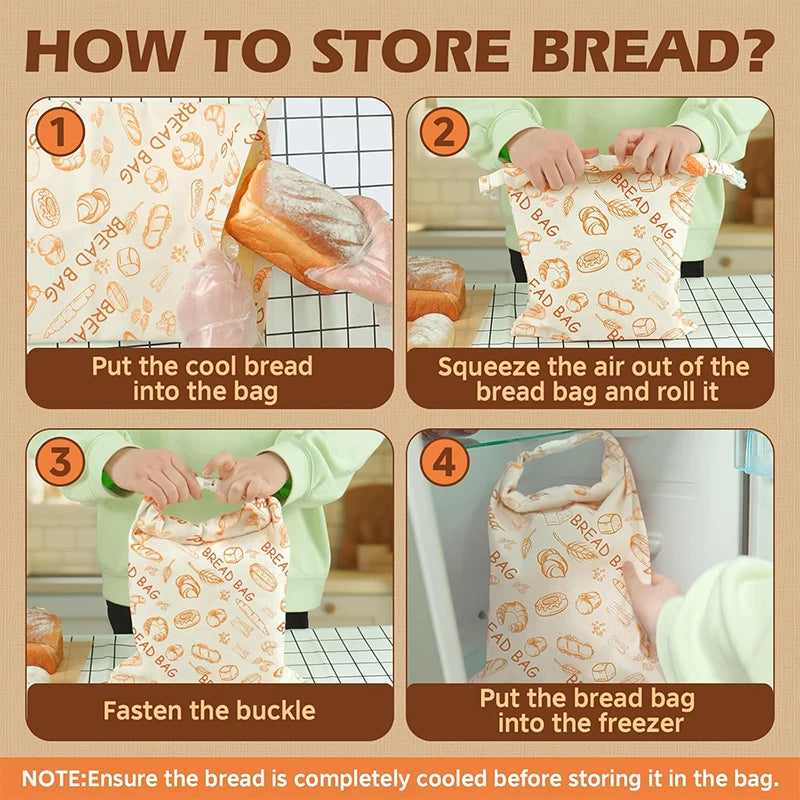 Sourdough Bread Bags Reusable Beeswax Bread Bags