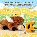 Crochet Kit Highland Cow