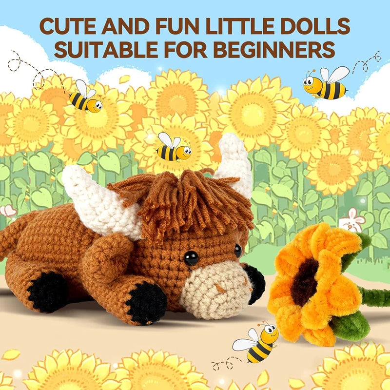 Crochet Kit Highland Cow