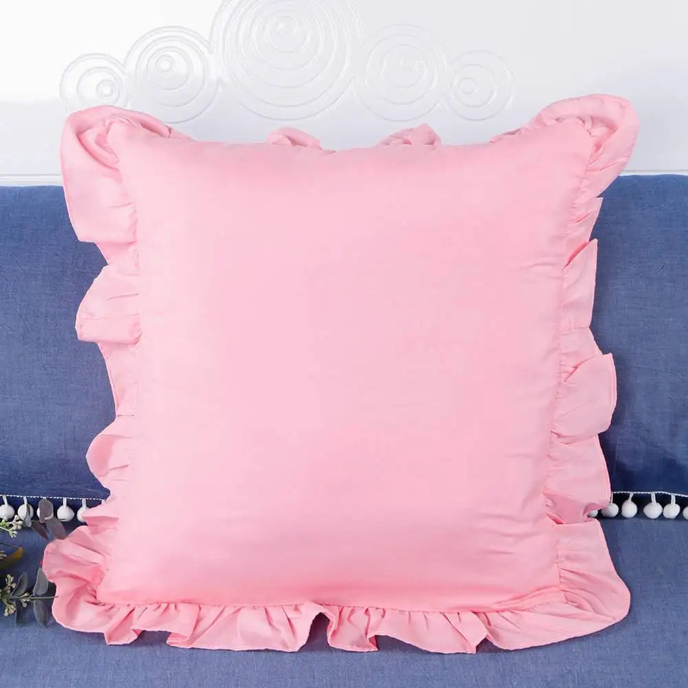 1-Pack Pillowcases with Ruffles (No Pillow Core)
