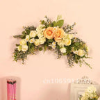 Artificial Flower Wreath Door Decoration
