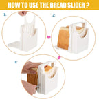 Bread Slicer Adjustable Toast Loaf Slicing Machine