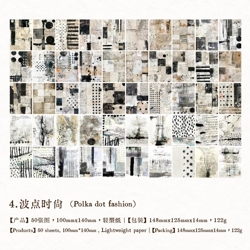 50sheets/lot Memo Pads Material Paper The Philosophy of Wind